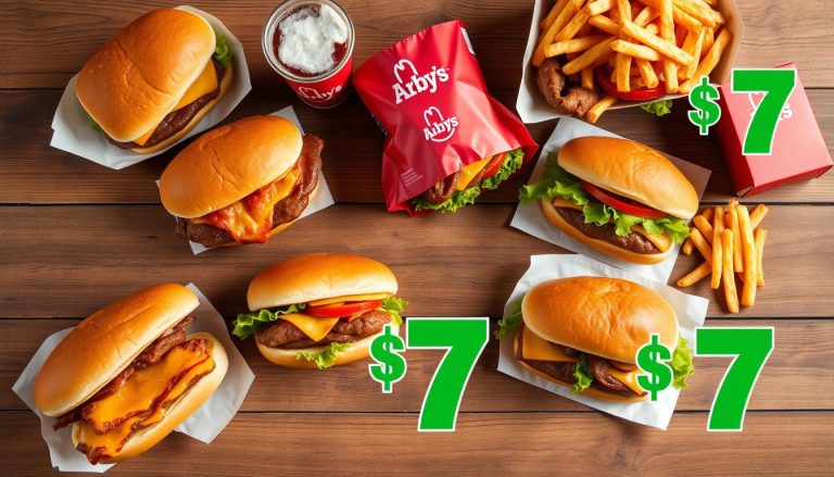 arby's 2 for $7 menu with prices