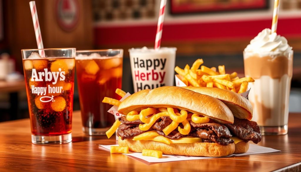 arby's happy hour items