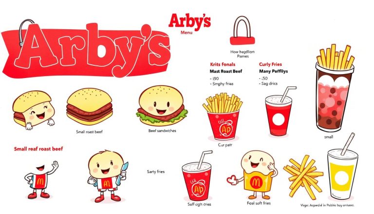 arby's kids menu