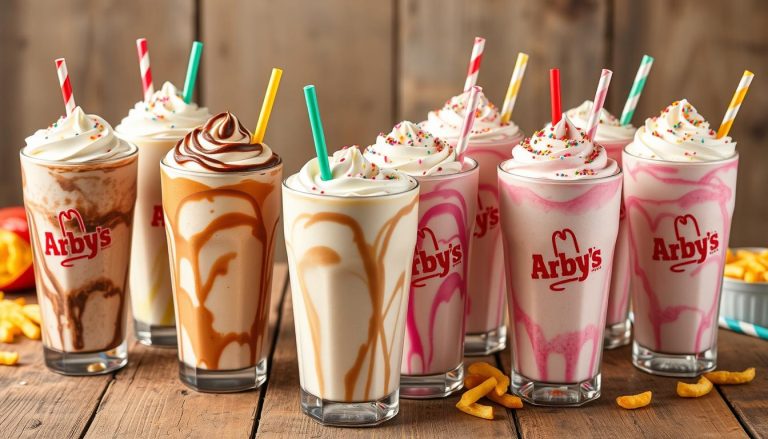 arby's menu milkshakes