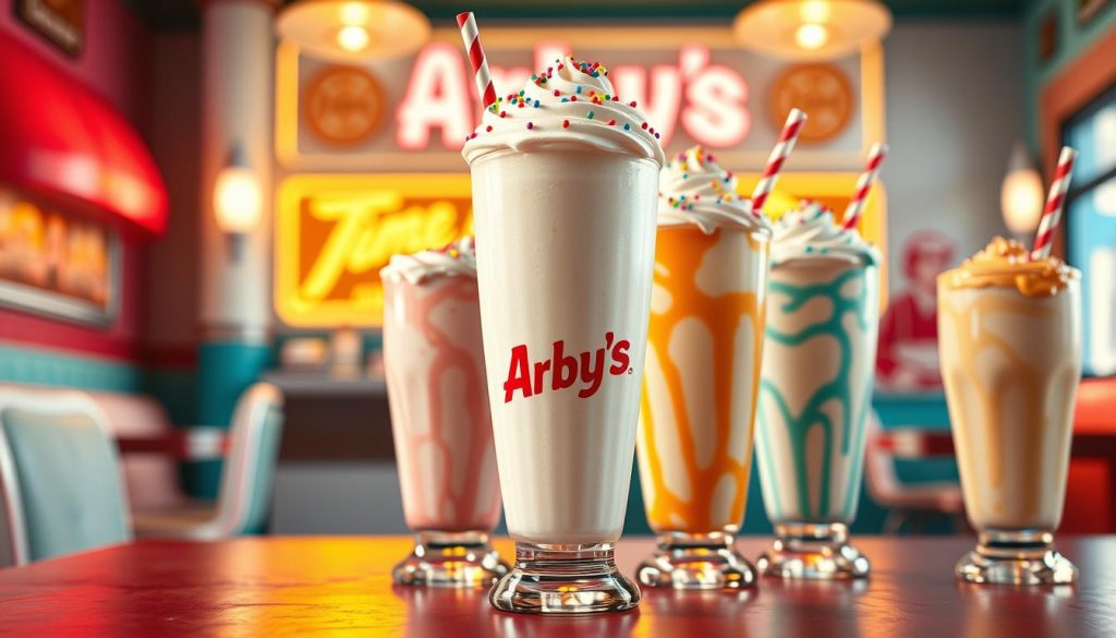 arby's milkshake advertising