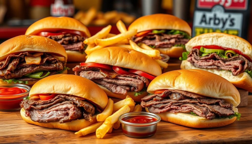 arby's roast beef menu