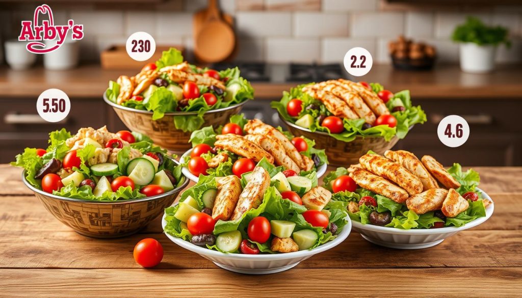 arby's salad calories