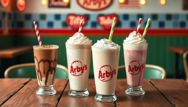 arby's shakes menu