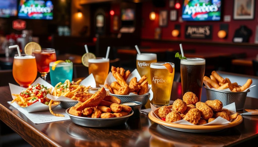 bar snacks and drinks pairings at Applebee's