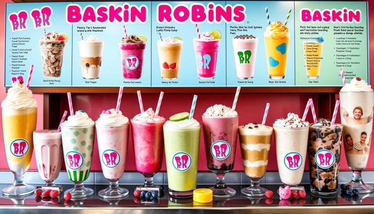 baskin robbins drinks menu