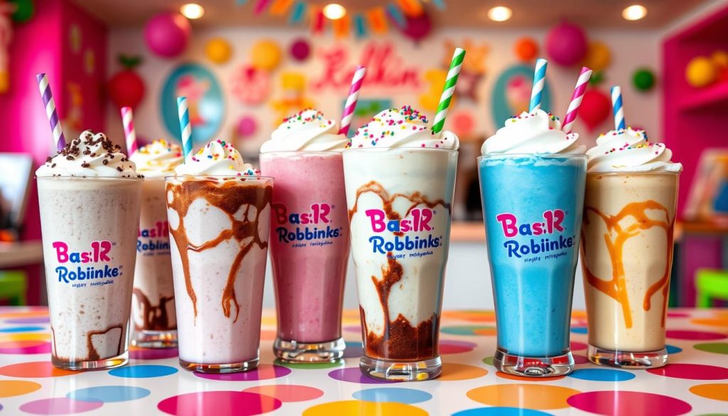 baskin robbins milkshake availability