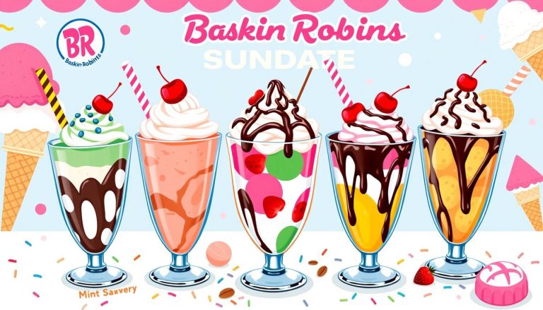 baskin-robbins sundae menu