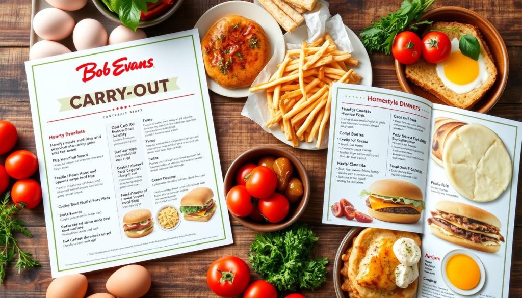 bob evans carry out menu