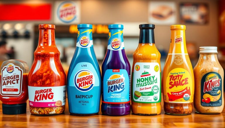 burger king menu sauces