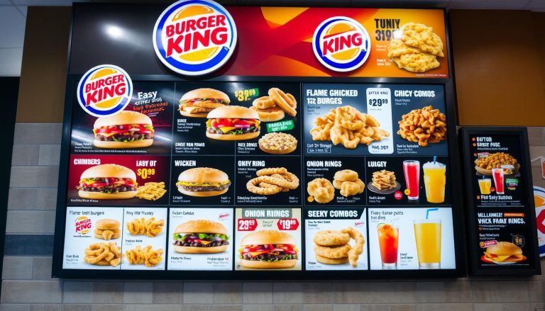 burger king portage menu