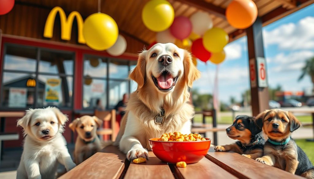 canine-friendly choices at McDonald's