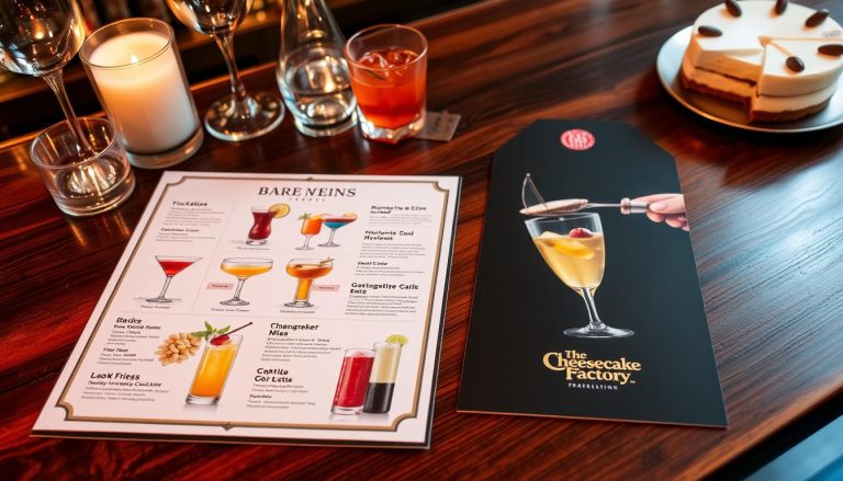 cheesecake factory bar menu with prices