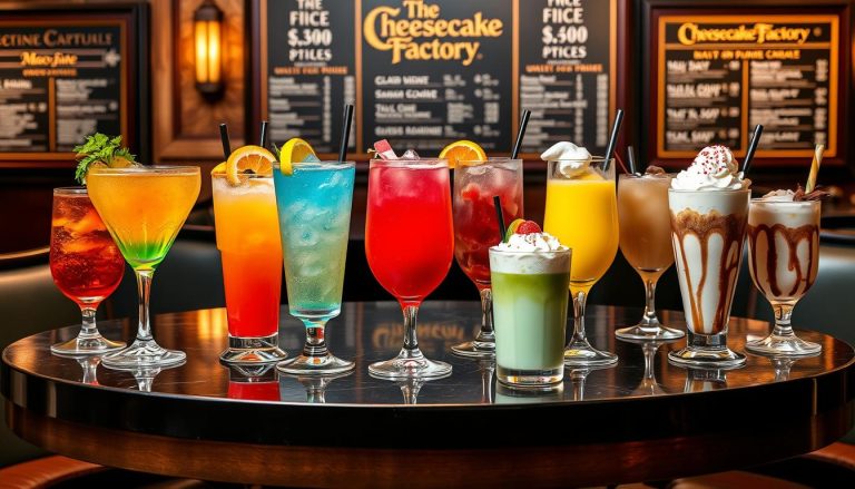 cheesecake factory drinks menu with prices