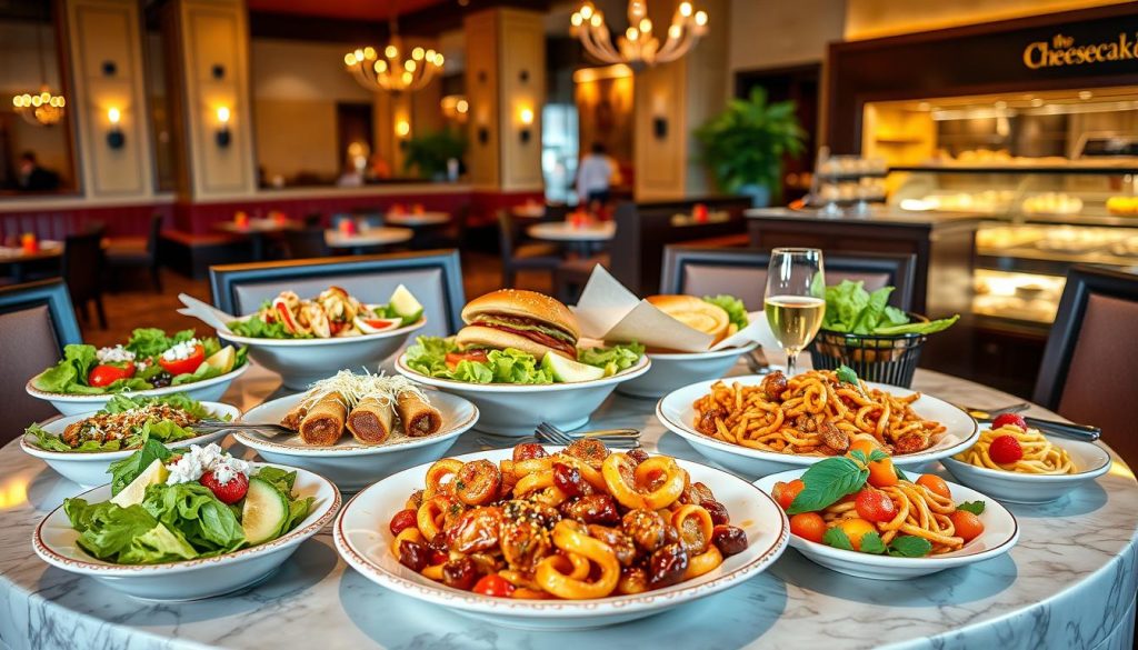 cheesecake factory lunch options