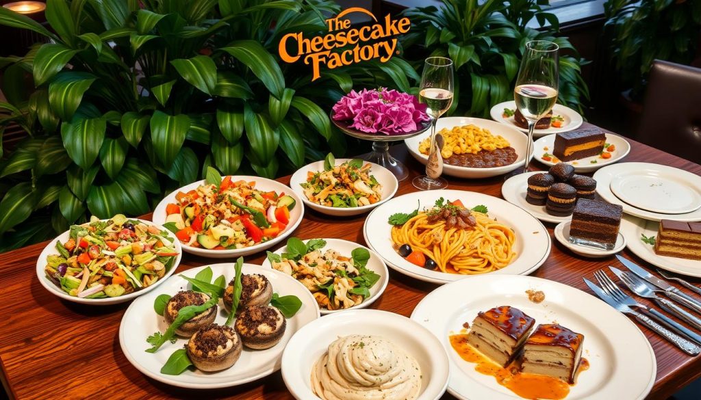 cheesecake factory meatless options