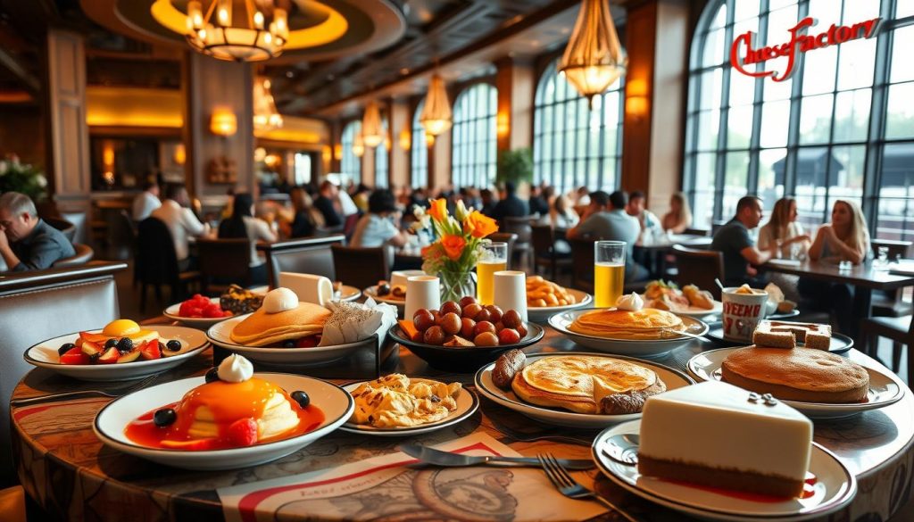 cheesecake factory unique brunch experience