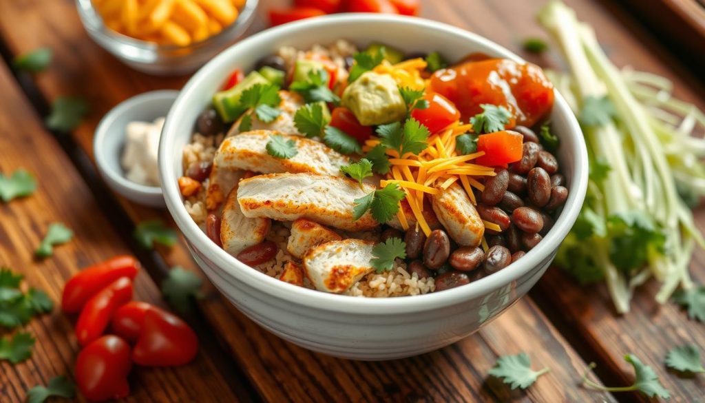 chipotle burrito bowl customization