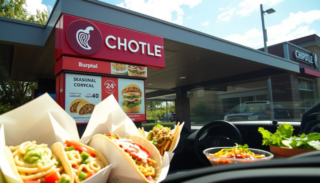 chipotle drive thru offers