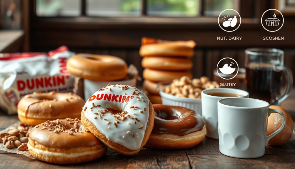 common allergens in dunkin products