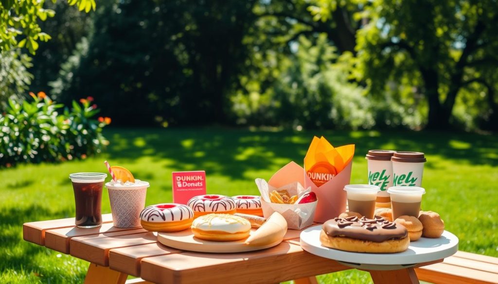 comparing Dunkin summer menu