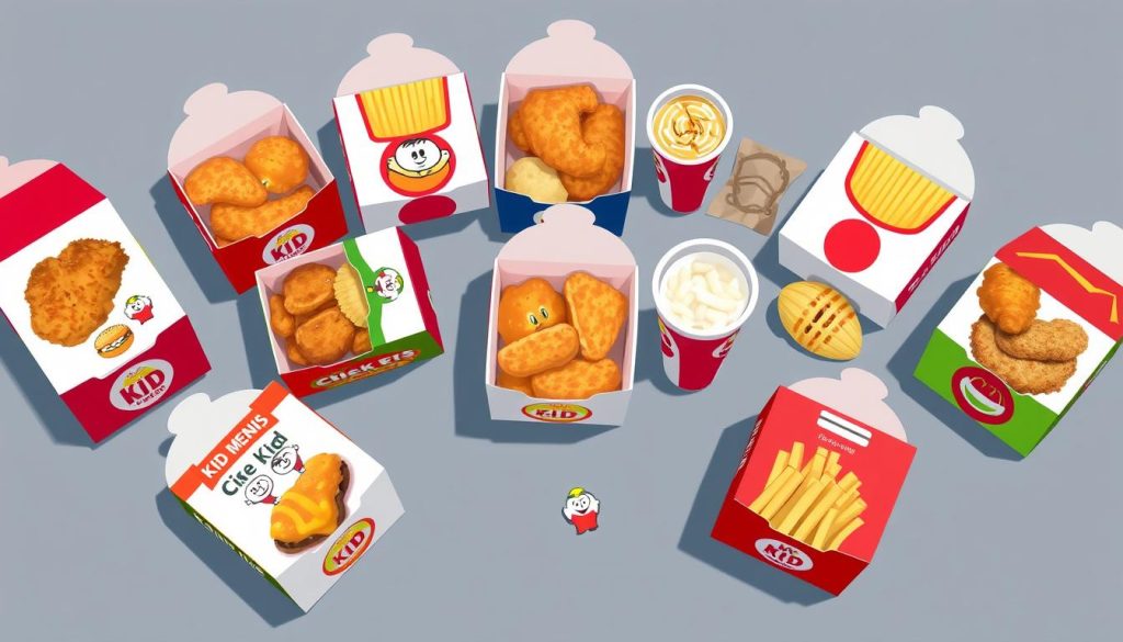 comparison other fast-food kid menus