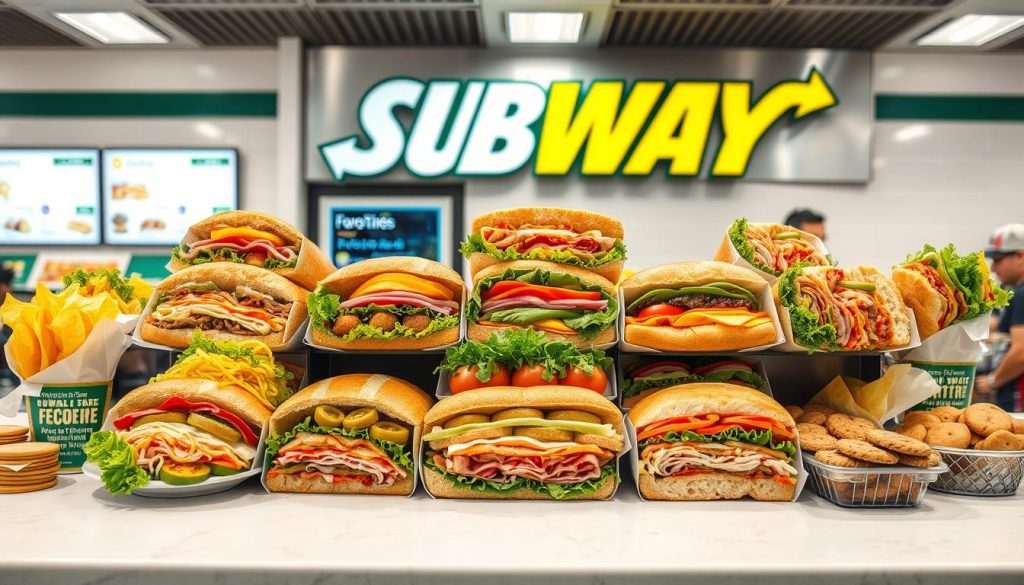 complete subway series menu