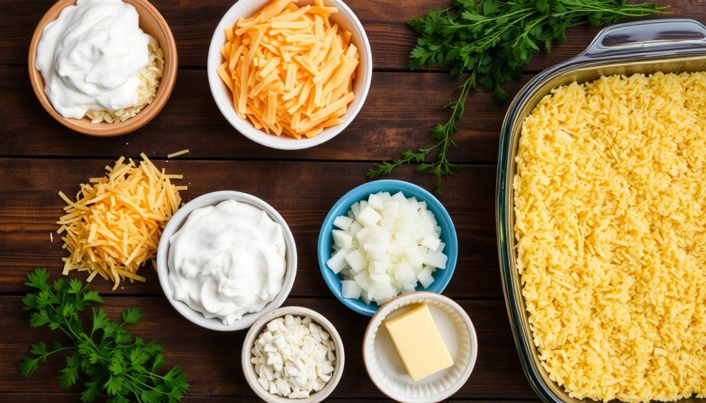 cracker barrel hashbrown casserole ingredients