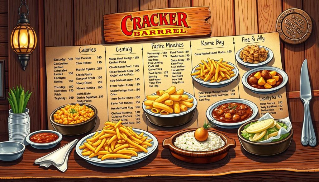 cracker barrel menu with nutritional values