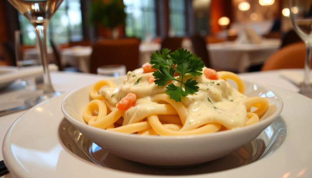 creamy pasta at cheesecake factory