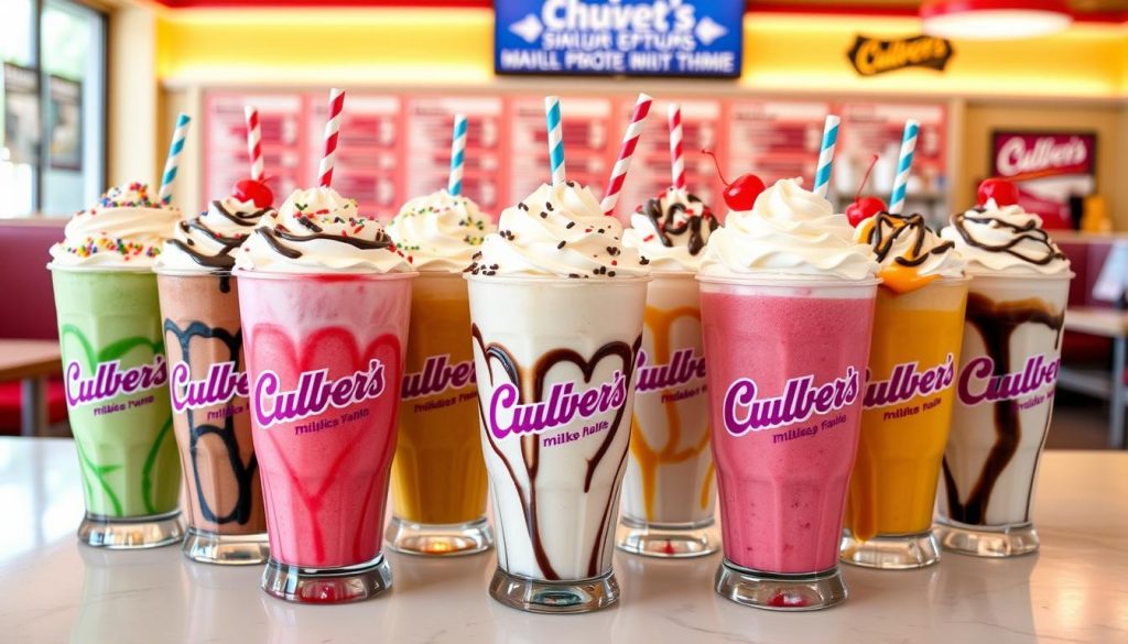 culver's milkshake calories