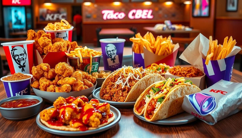 current kfc taco bell menu deals