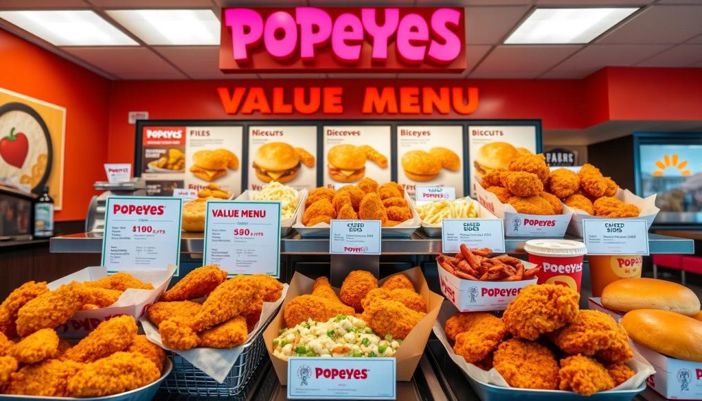 current popeyes value menu prices