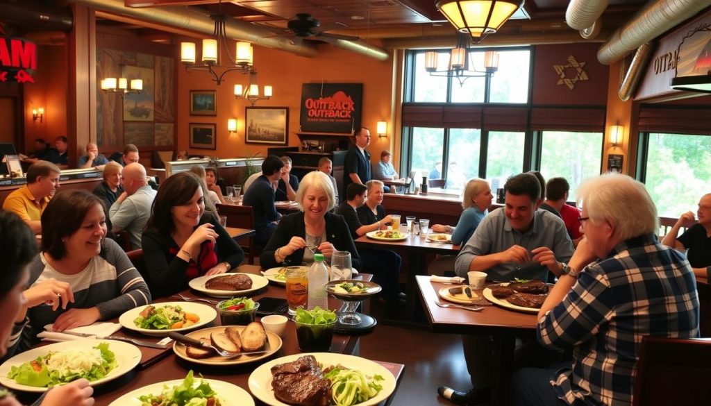 customer experiences at Outback Steakhouse