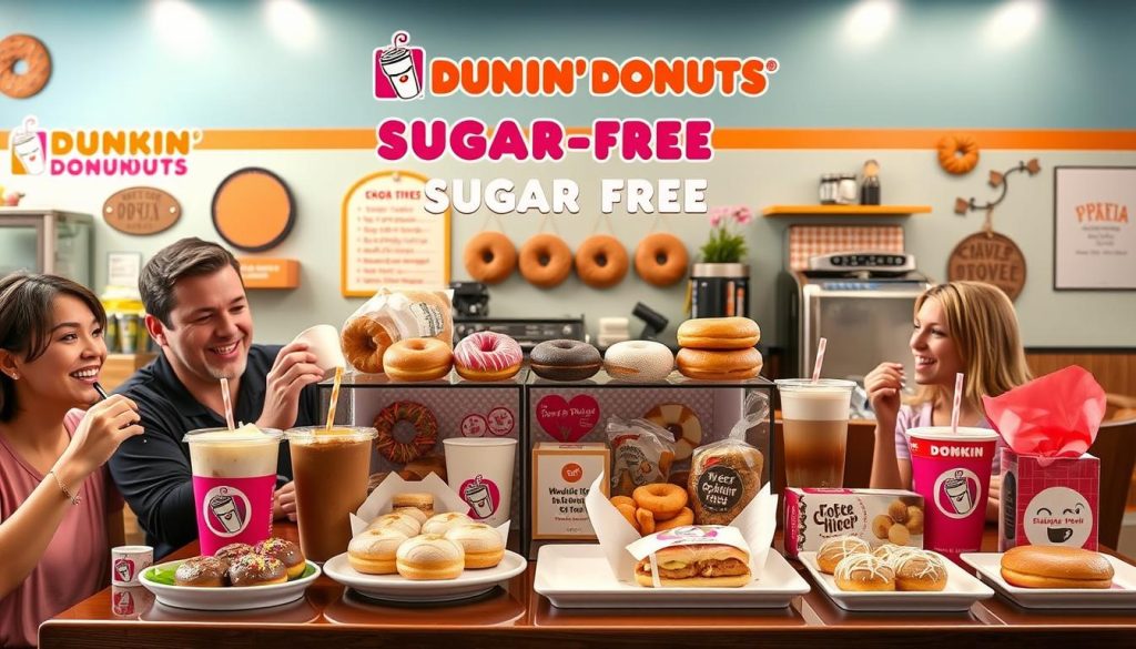 customer favorites reviews Dunkin Donuts sugar-free menu