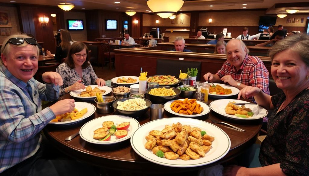 customer reviews on Bob Evans seafood