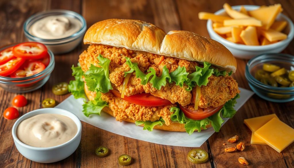 customize kfc sandwich