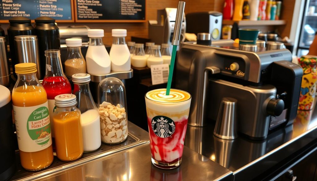 customize starbucks latte