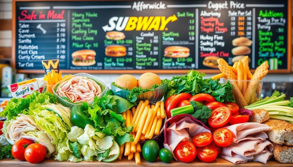 customize subway meals for affordable meals