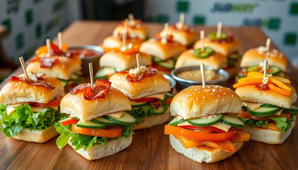 customize subway sliders toppings