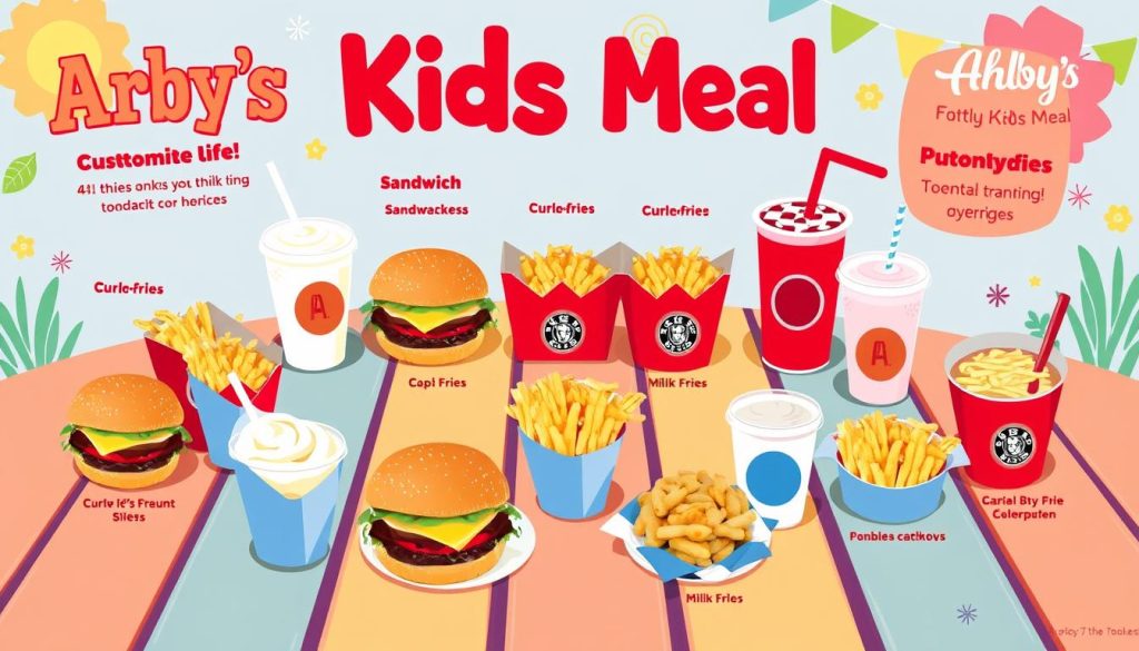 customizing arby's kids menu options