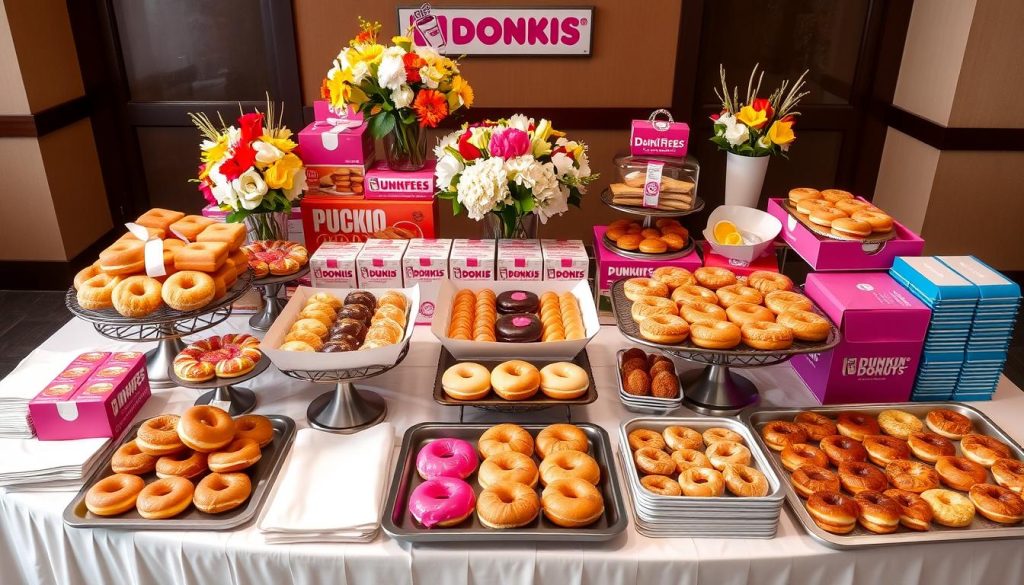 customizing dunkin donuts catering