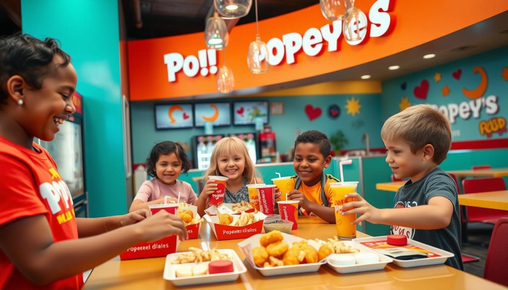 customizing popeyes kids meals