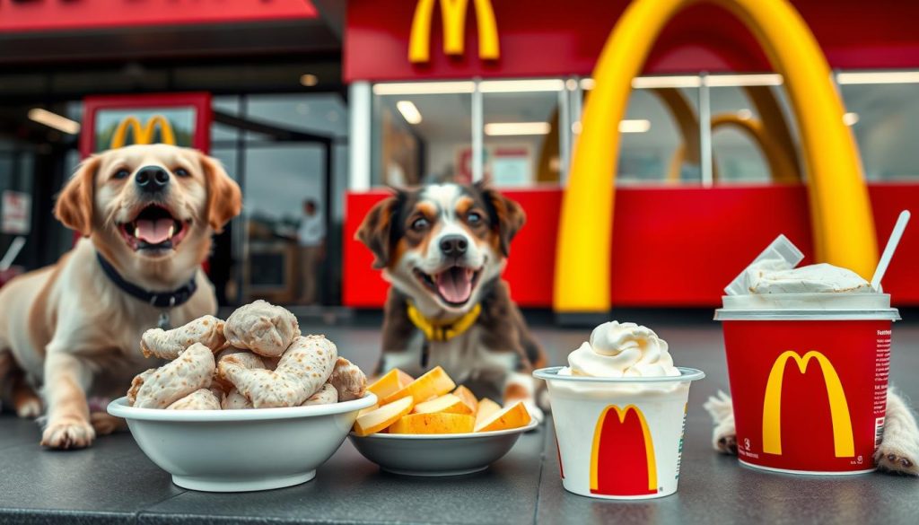 dog-safe food at McDonald's