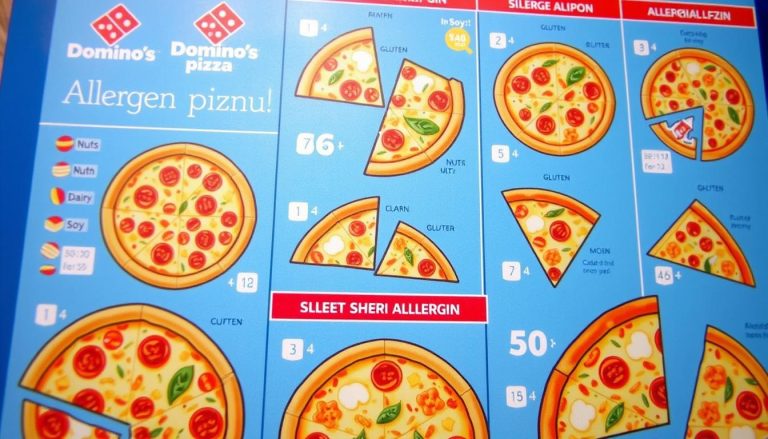 domino's pizza allergen menu