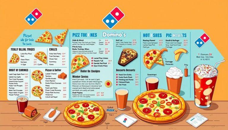 domino's pizza menu with price