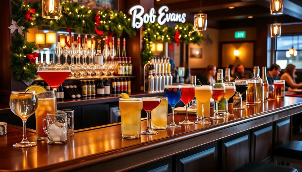 drink offerings at bob evans for events