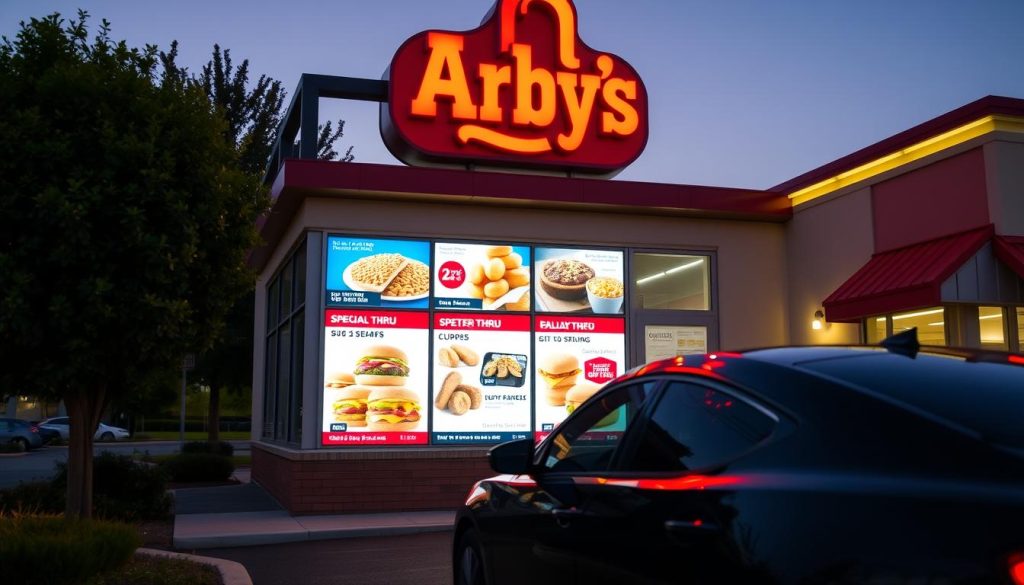 drive thru Arby's latest promotions