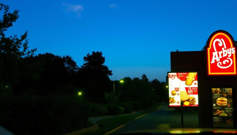 drive thru arby's menu board