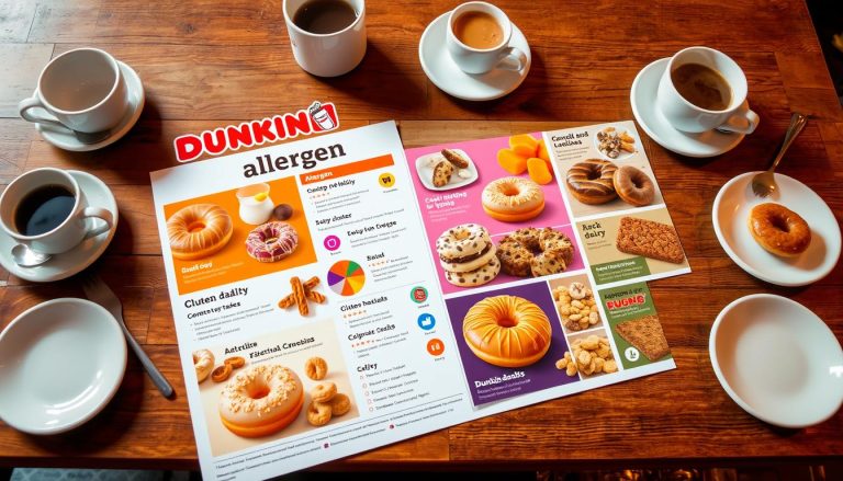 dunkin allergen menu